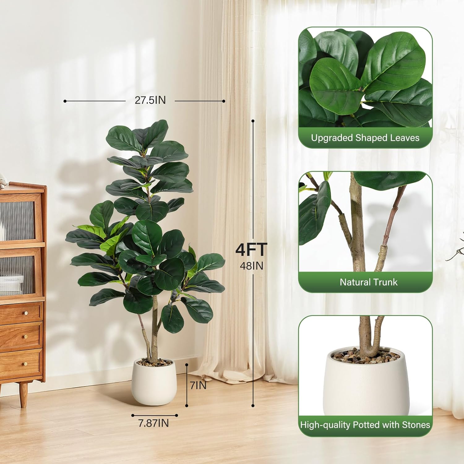 Ficus Lyrata Artificiale - Pia - Ficus Lyrata Tree recensione e prezzo