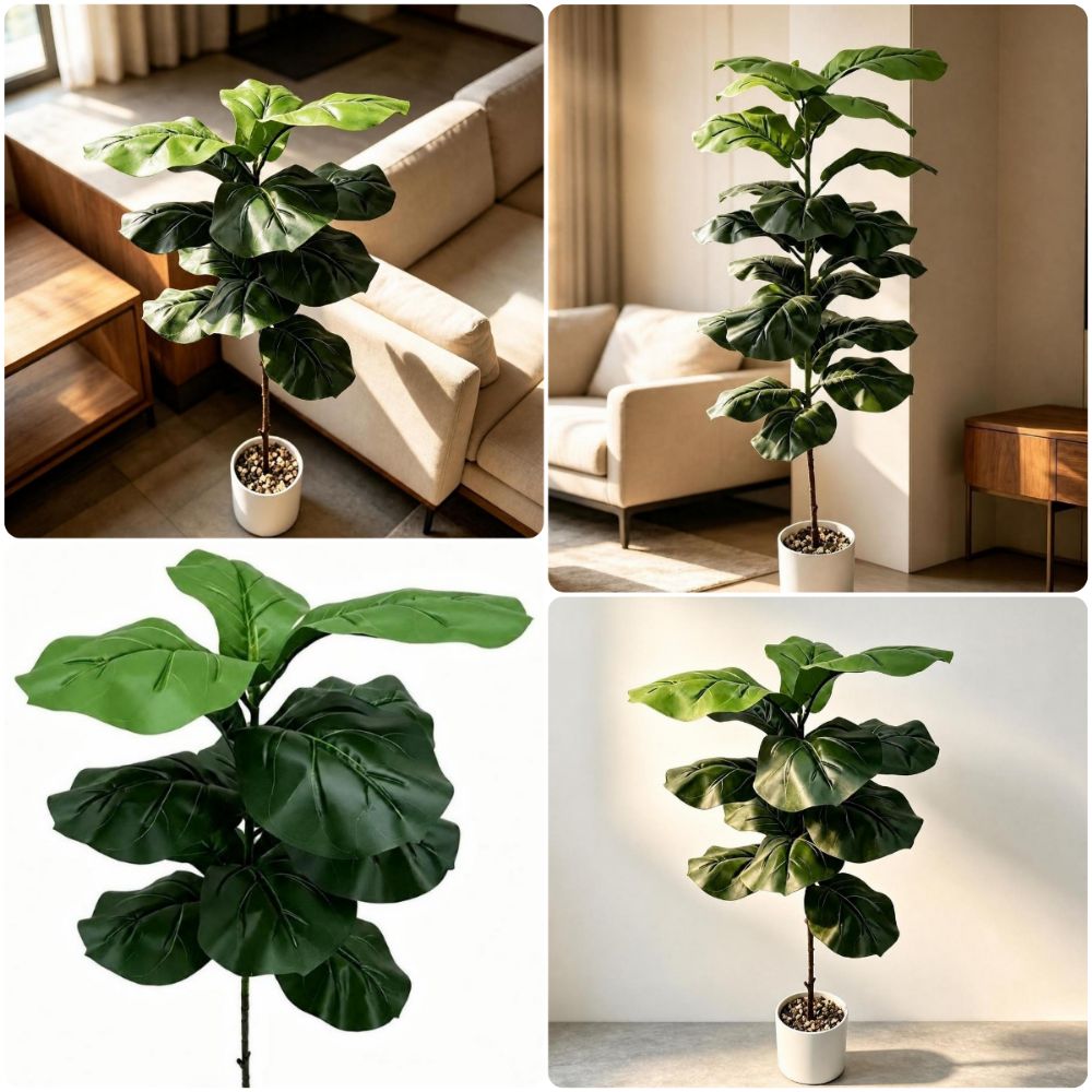 9/15/23 Foglie di Ficus Lyrata - Ficus Lyrata Tree recensione e prezzo